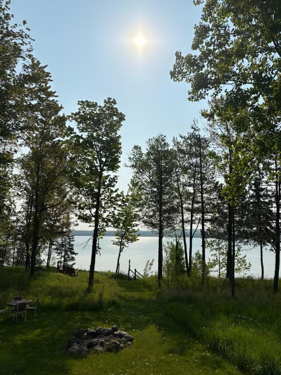 Sunrise from deck