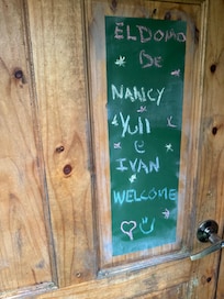 A little welcome note