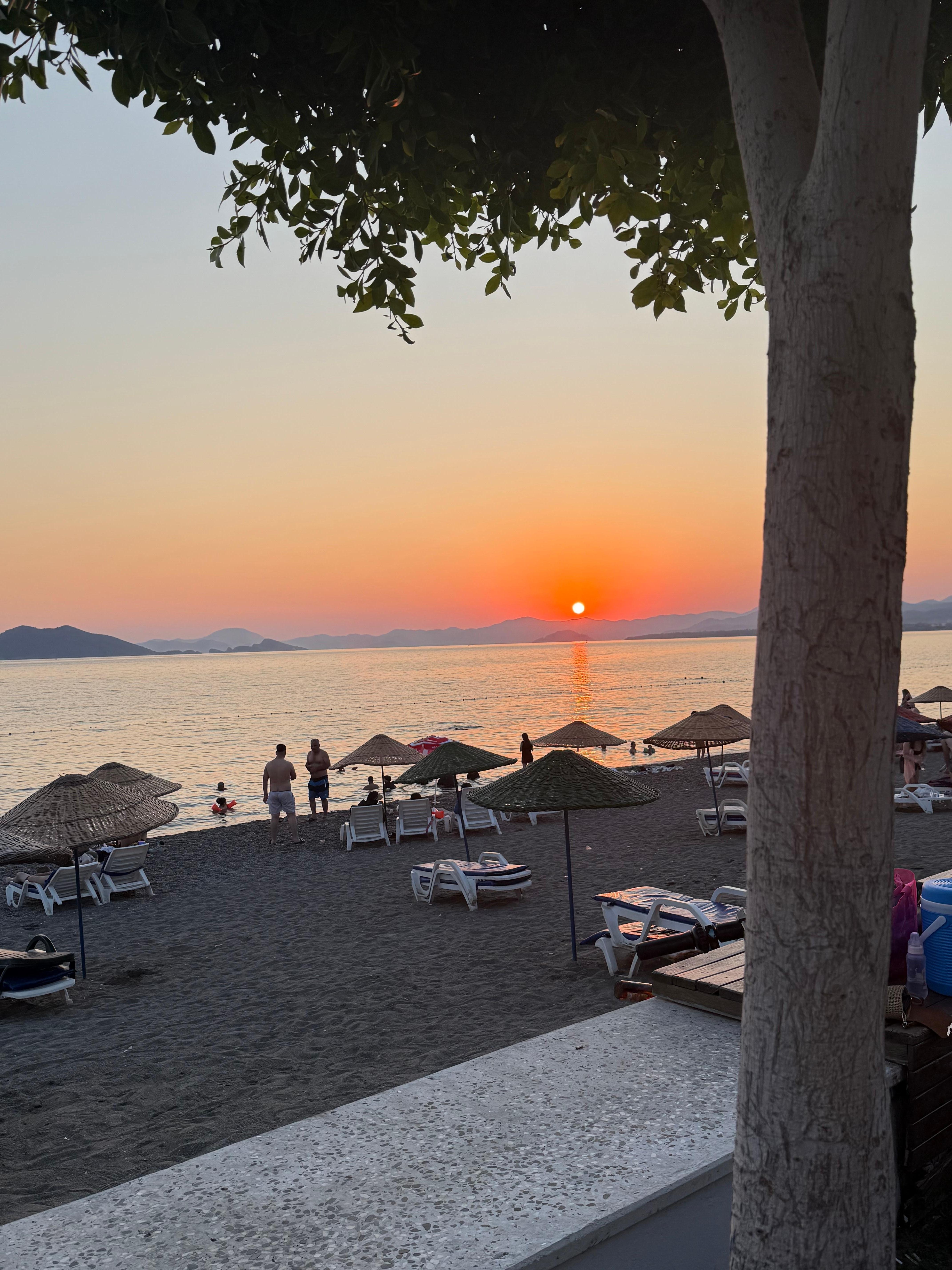 Calis Beach sunset