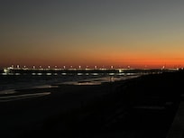 The sunset was stunning!