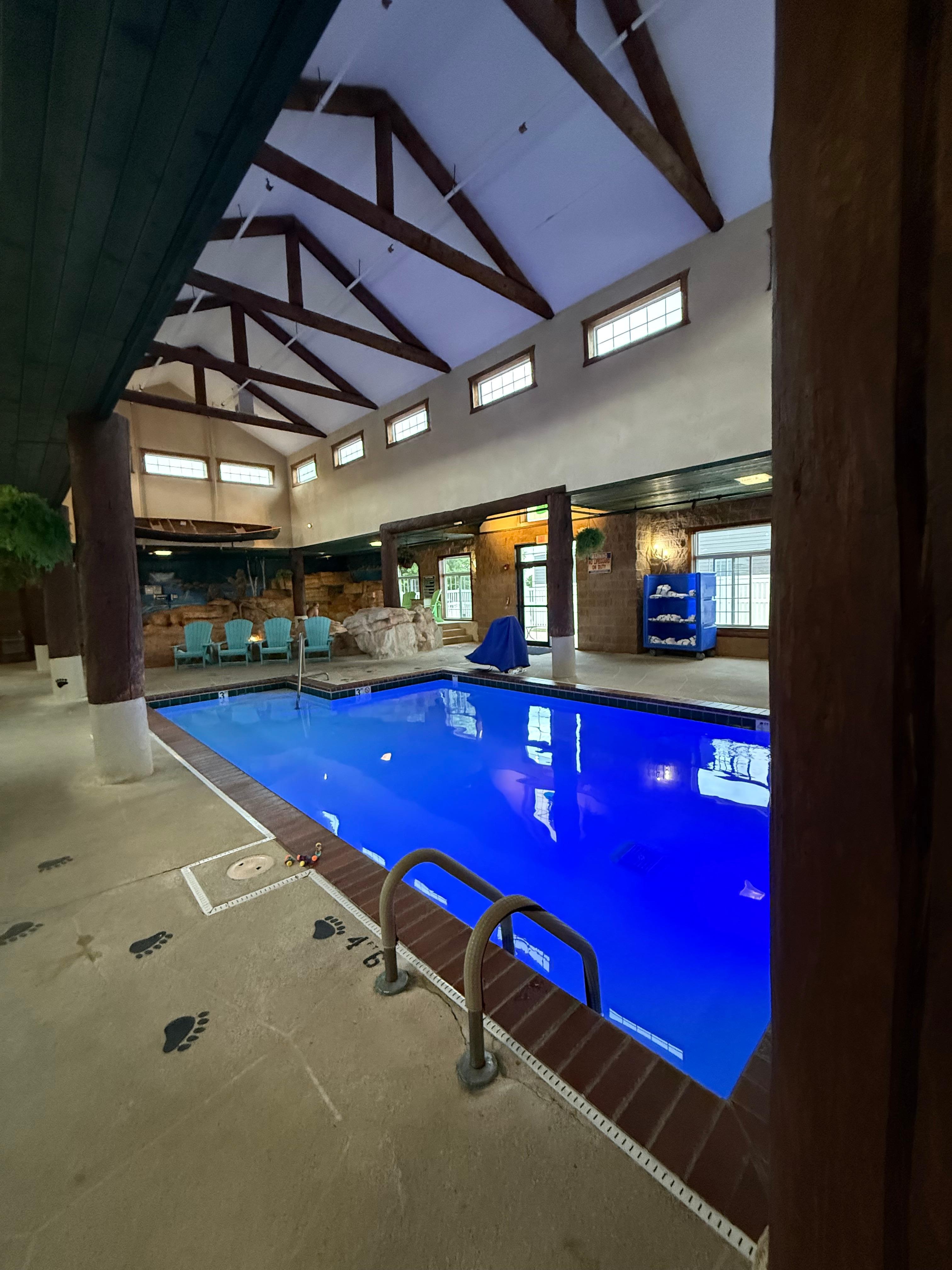 Nice clean pool area.