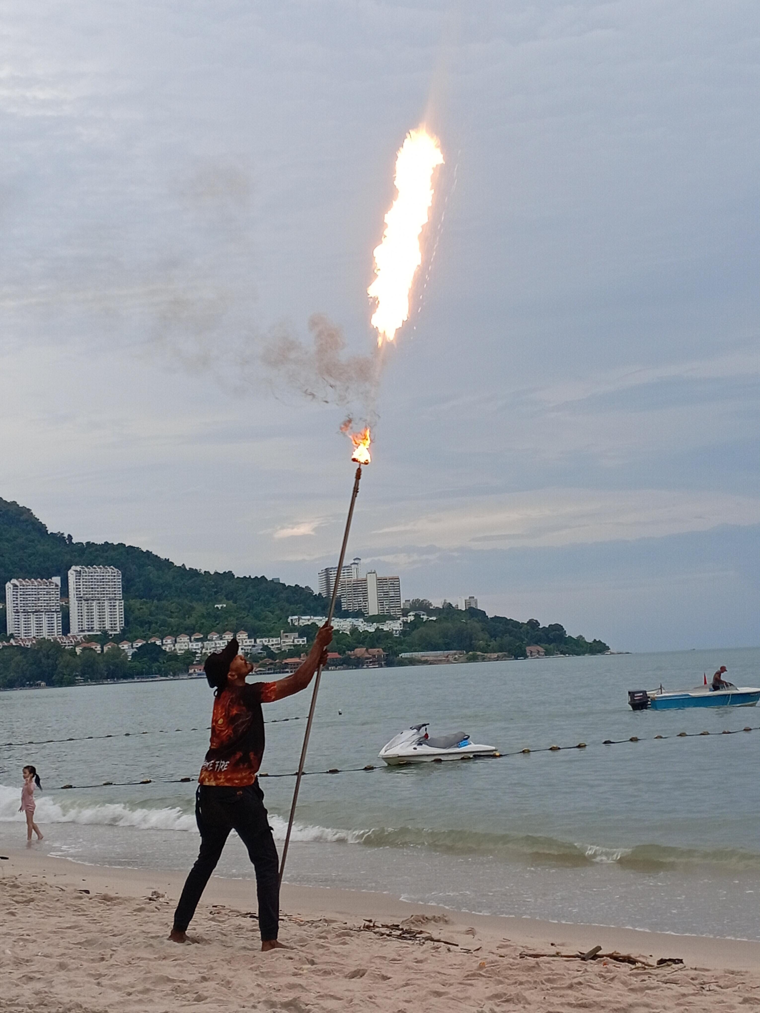 Fire dance.
