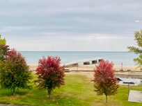 This was the view out our window showing beautiful Fall colors, October 17, 2025.