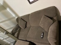 Sofa had many little old stains all over it. Was not cleanly to sit on