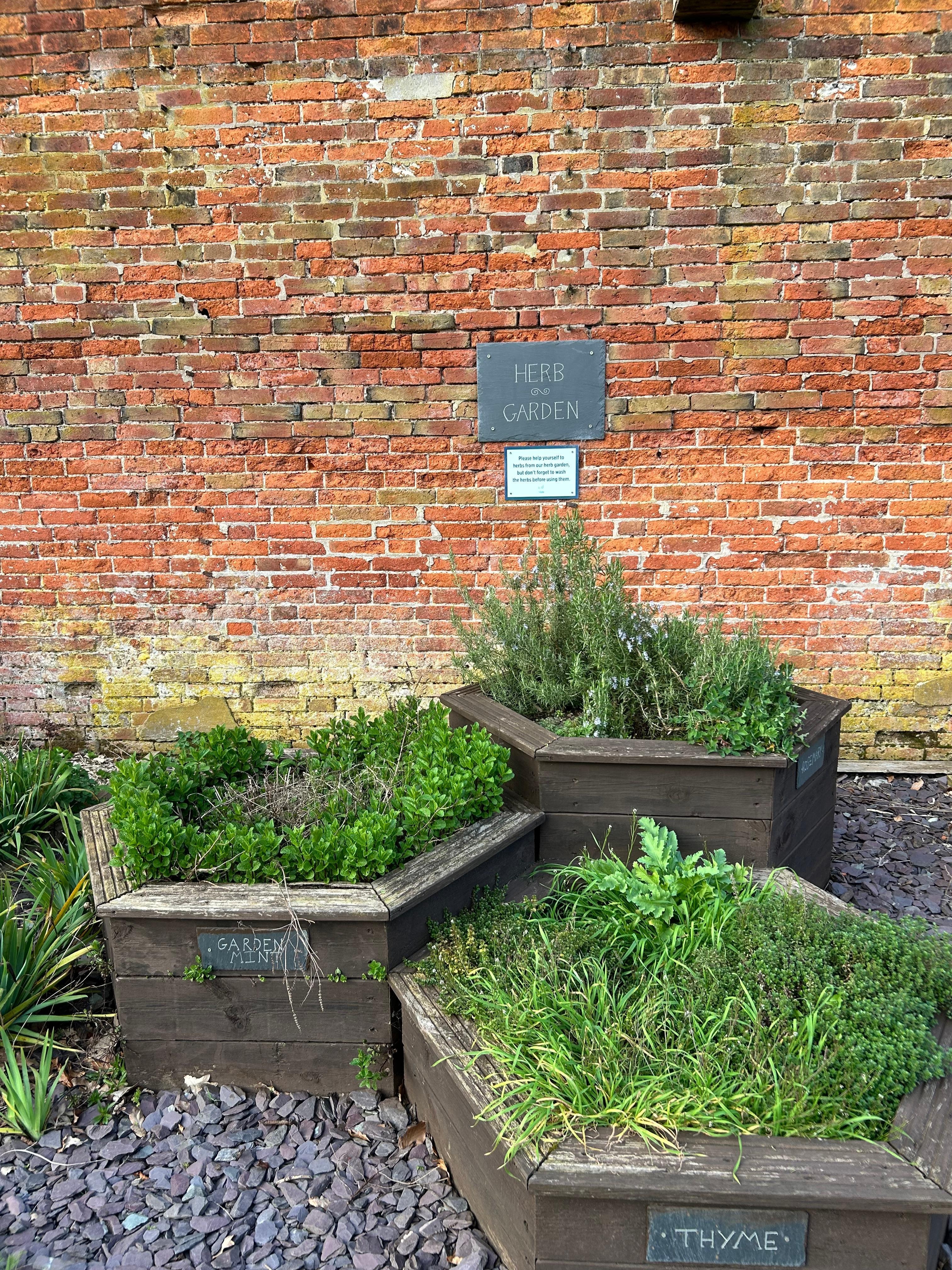 Herb garden-available to use.
