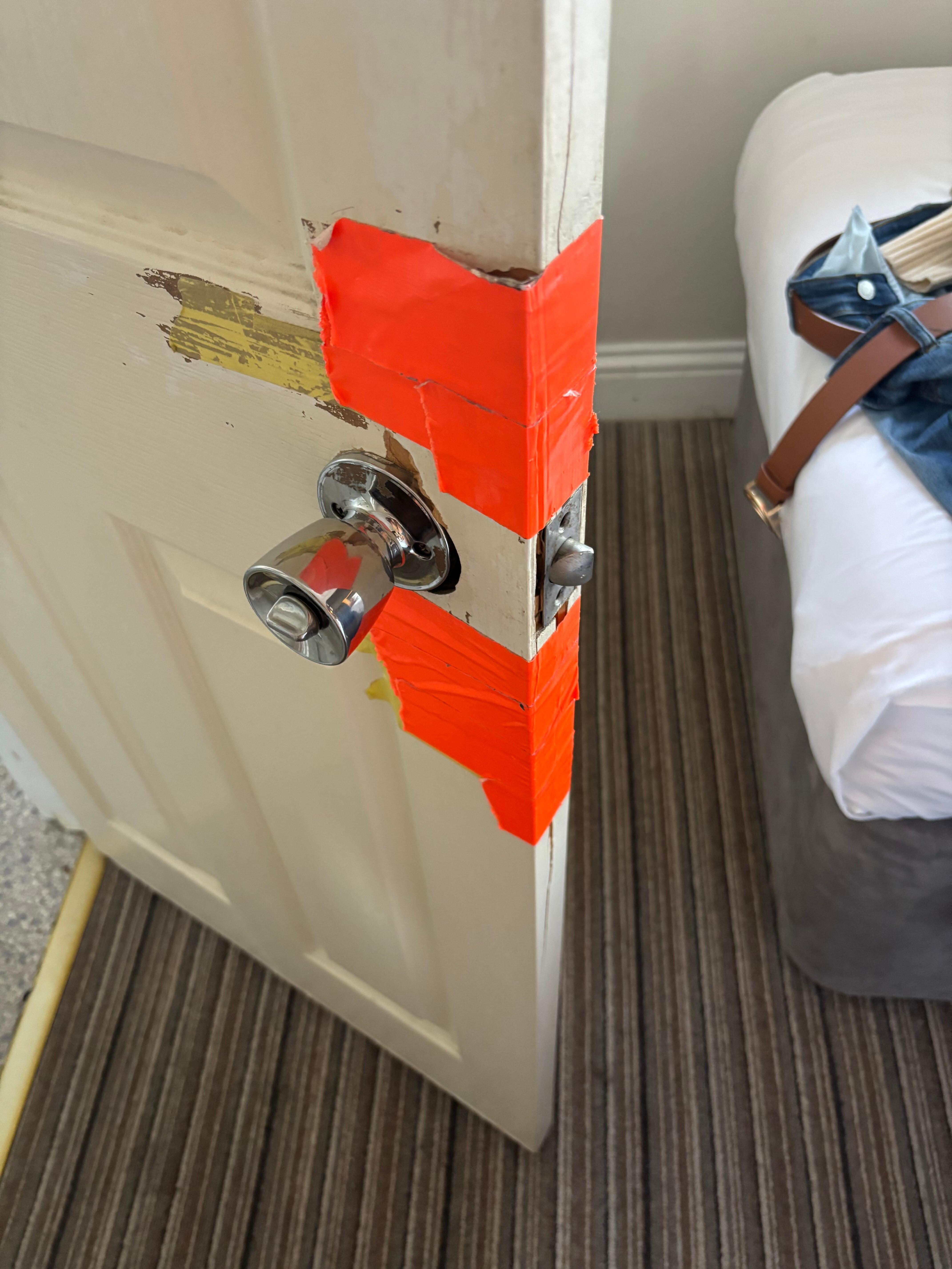 Door would stay closed 