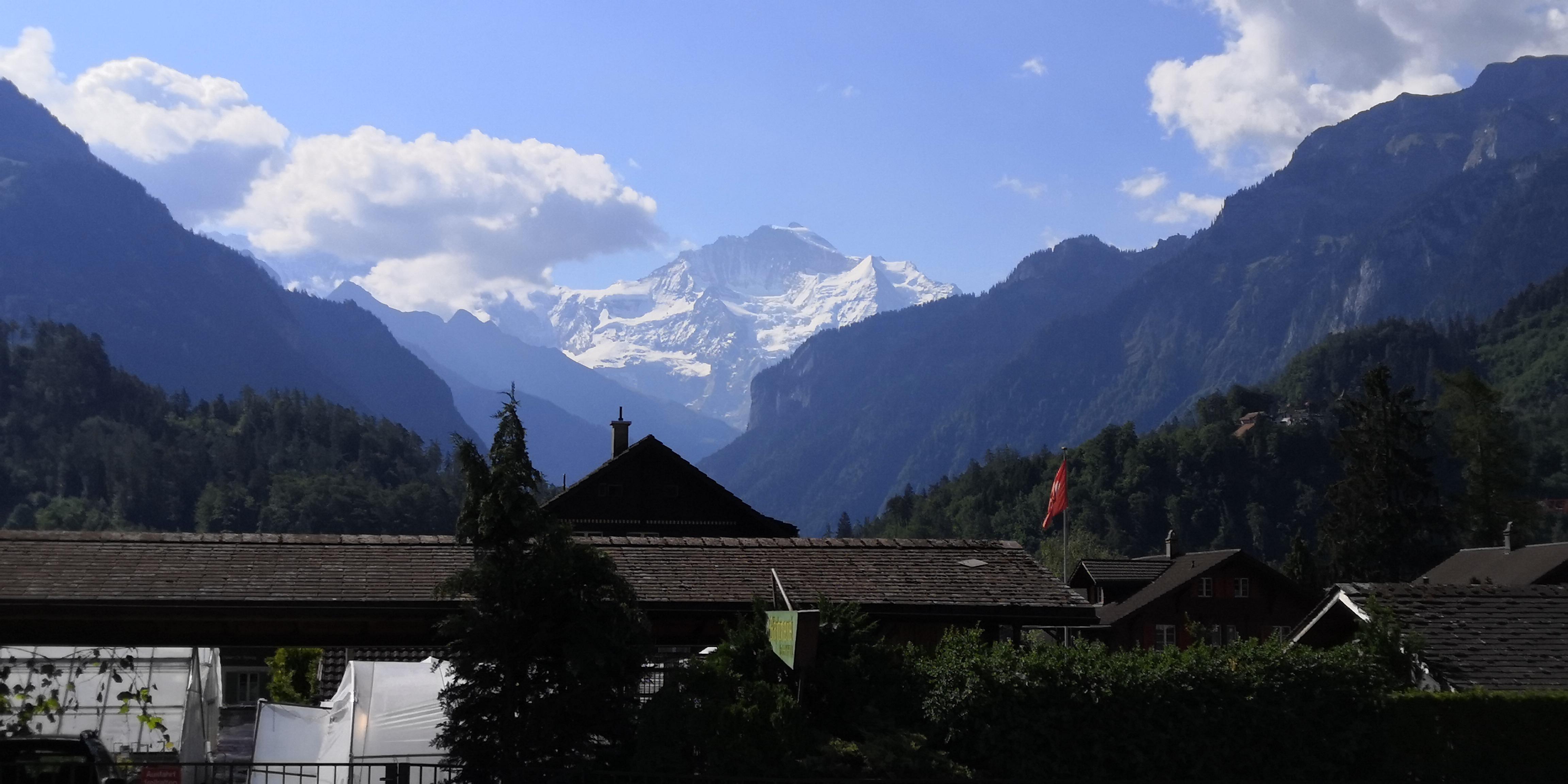 Vue lors du petit déjeuner
