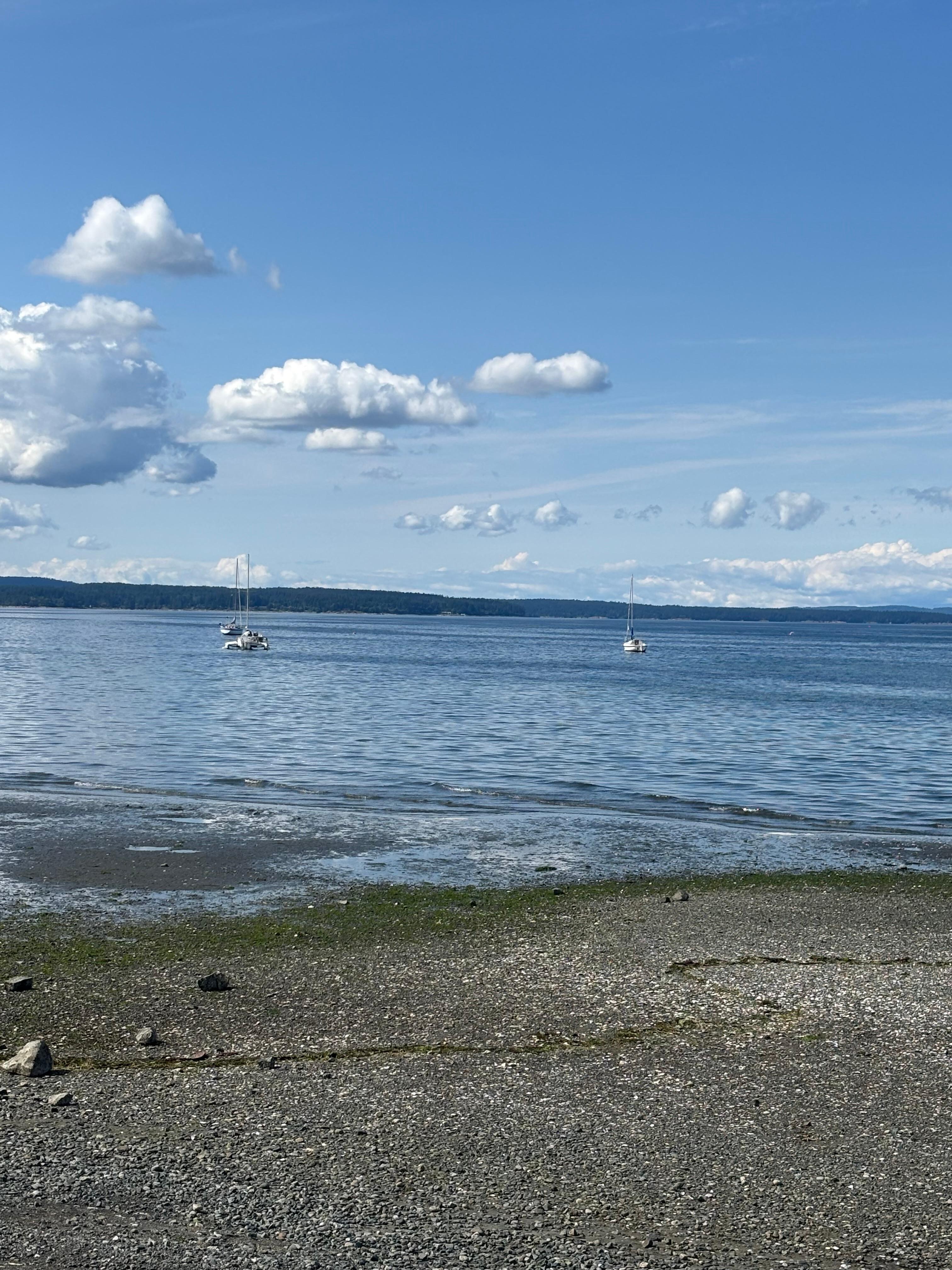 Nearby beach and park
