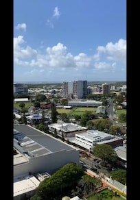 View from our 17th floor balcony looking SSE