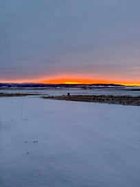 Sunset from the front porch
