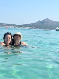 Swimming with my sister