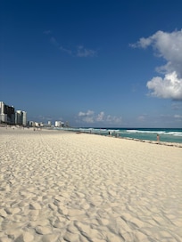 View down the beach