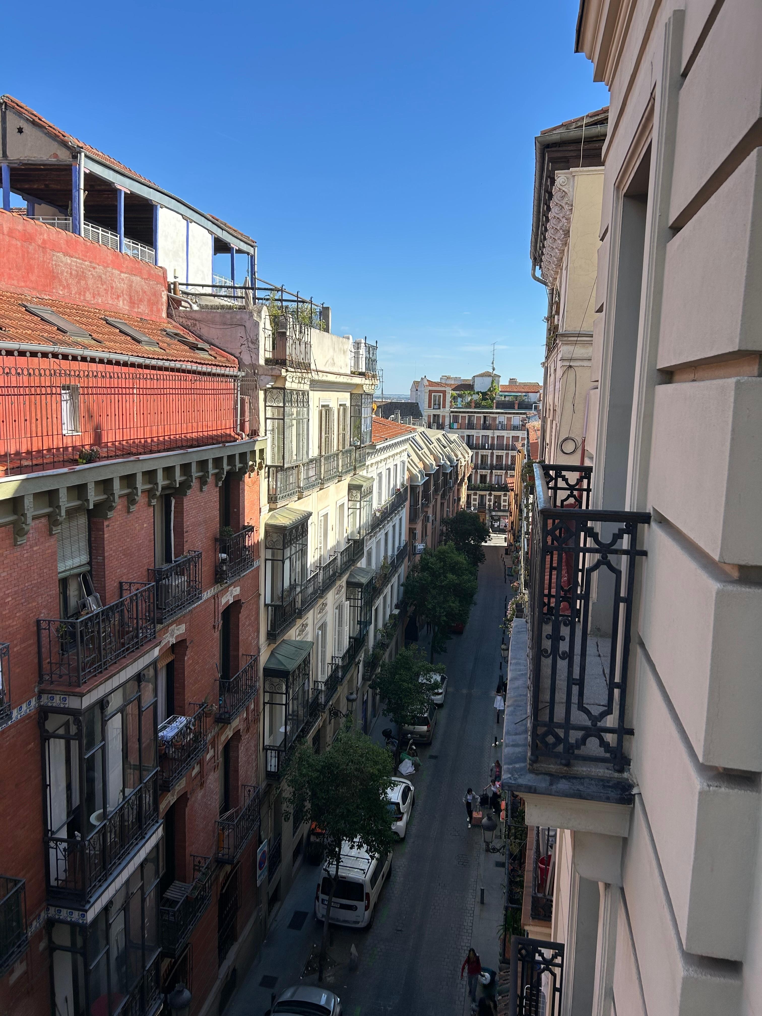 Aussicht aus dem Balkon