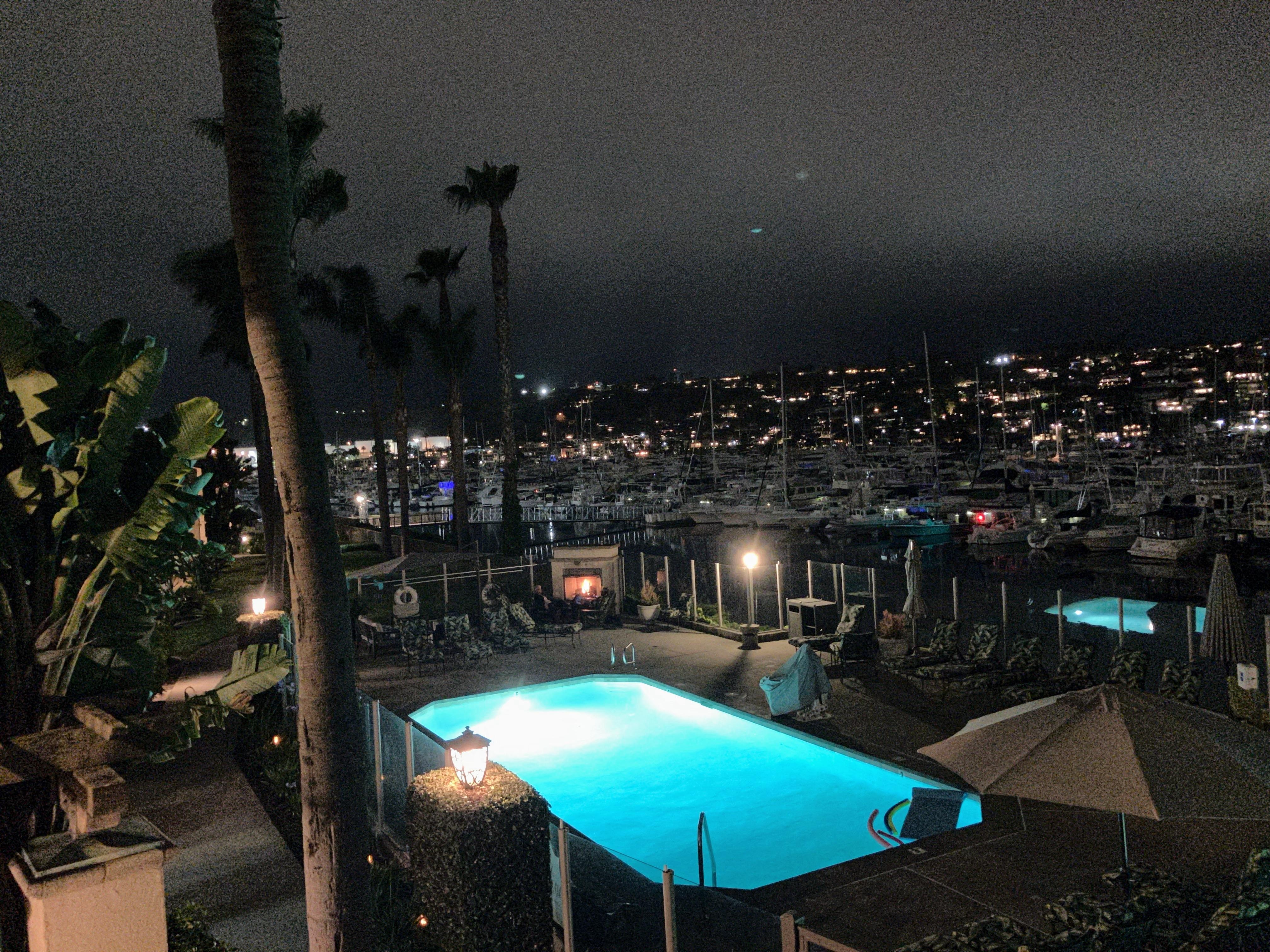 One of the two pools .