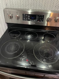 Stove needed cleaned