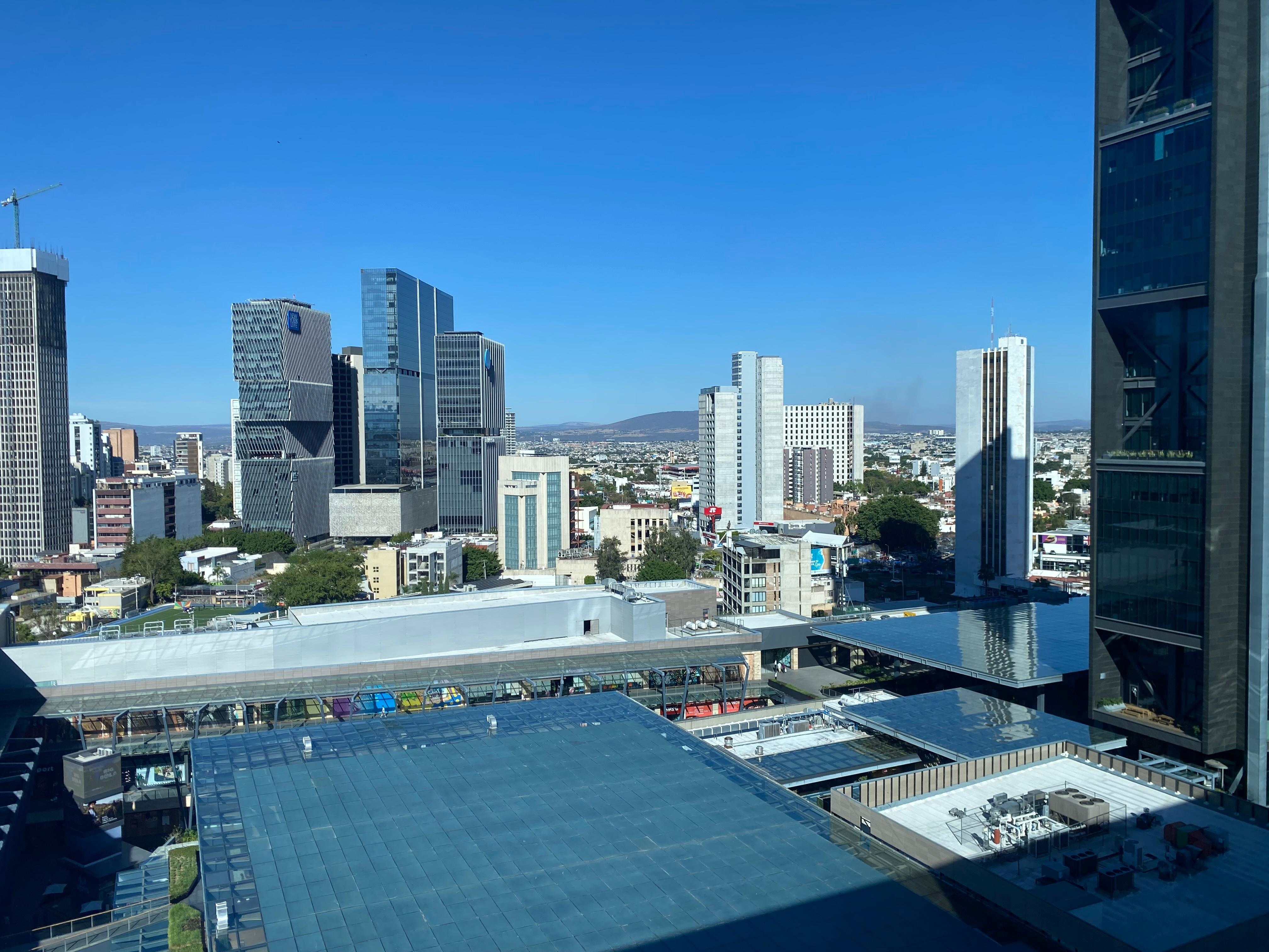 La vista desde nuestra habitación 