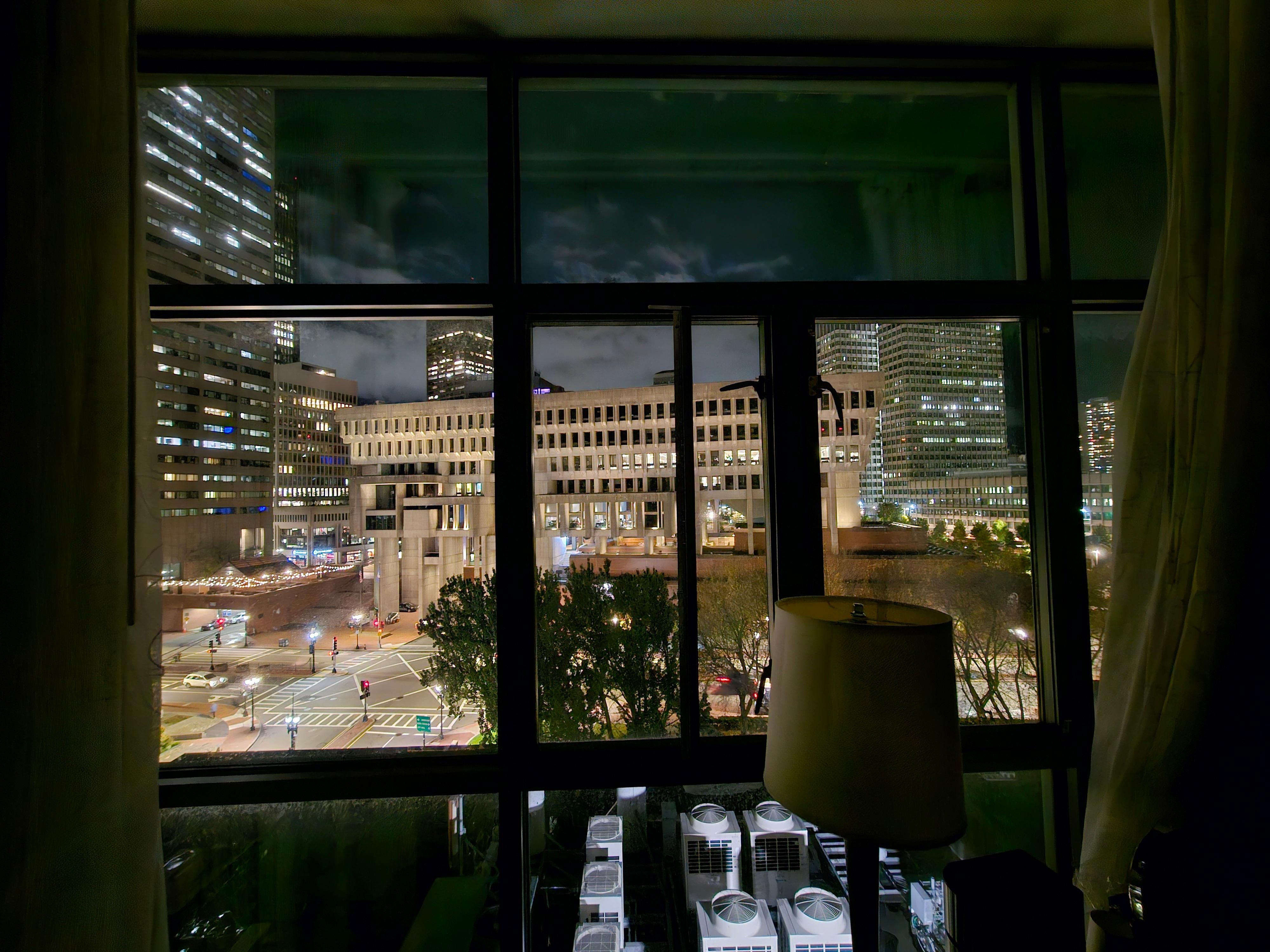 Just below this photo is where they will do construction on the lower roof at ungodly hours in the morning.