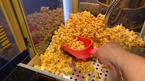 Free popcorn