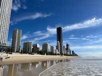 From the beach