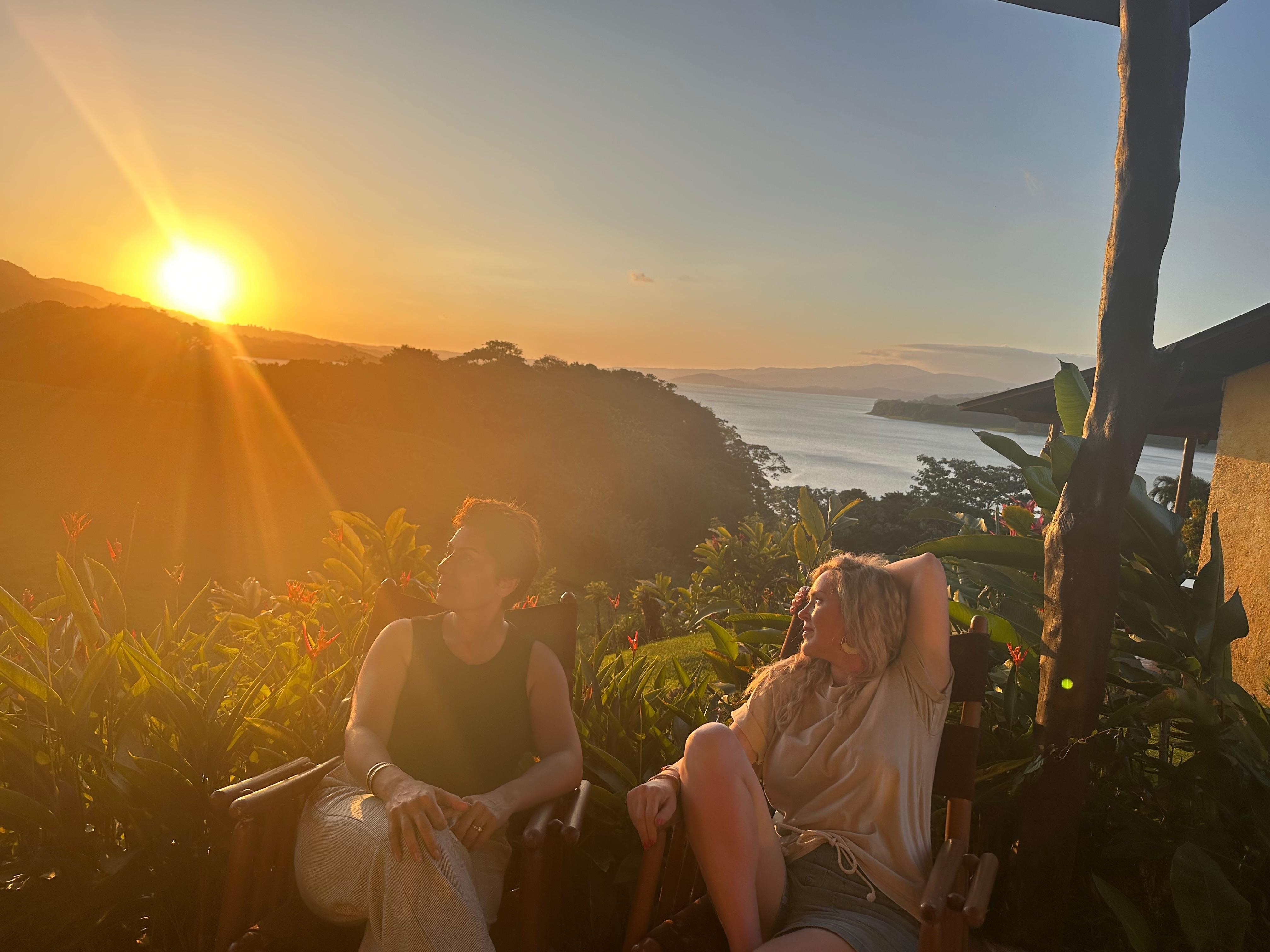 Million dollar view and a pacific sunset. We plan on coming back here!