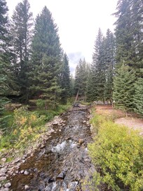Pic from the trail behind the residence.