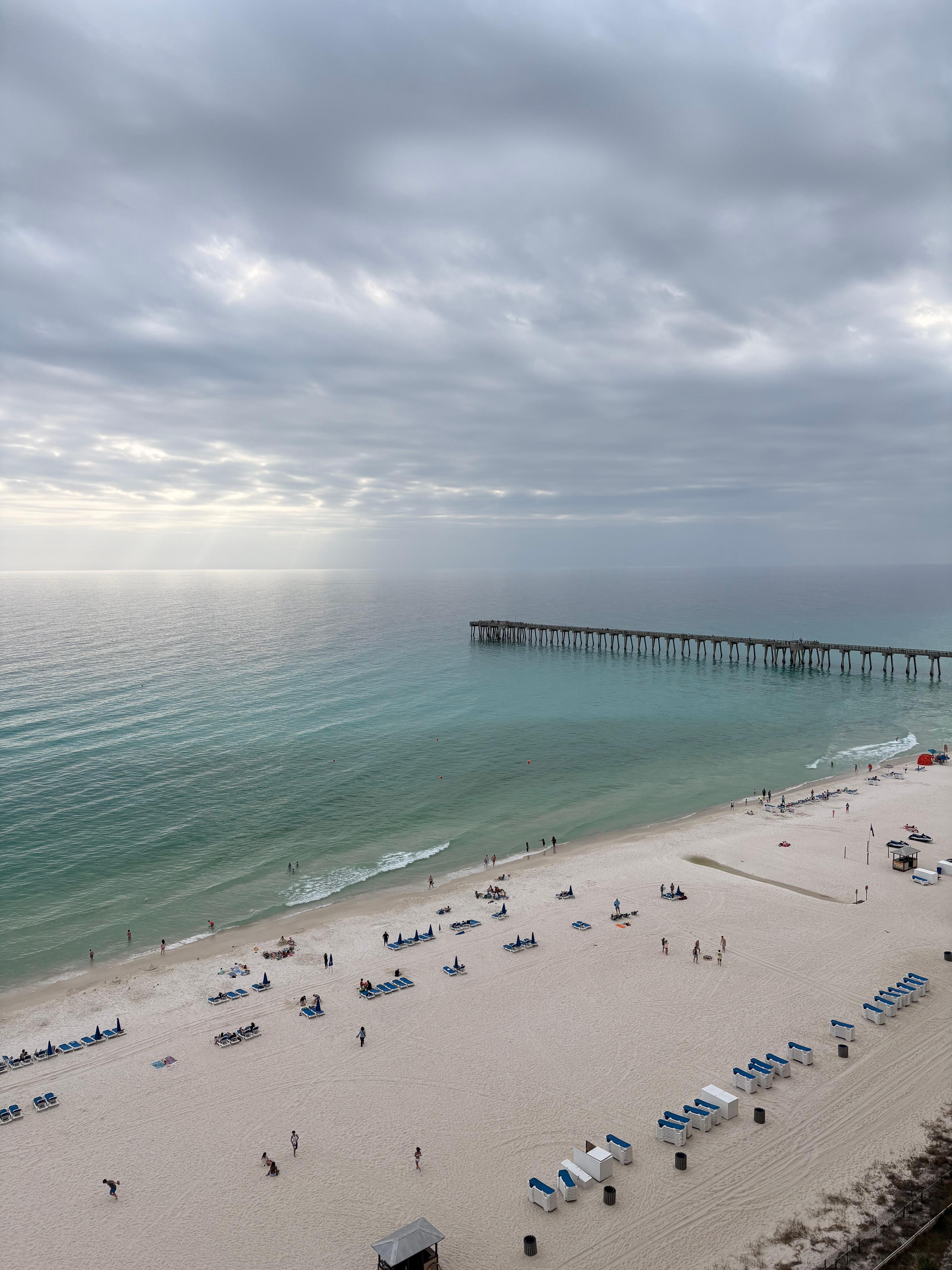 View of pier that you can walk out on. 