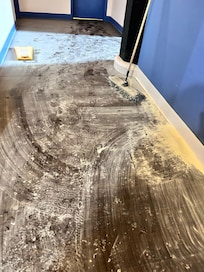 There was so much clean up left, the mess was still there from overnight the next morning when we check out early, forcing us to navigate through w/ 2 babies and our luggage!