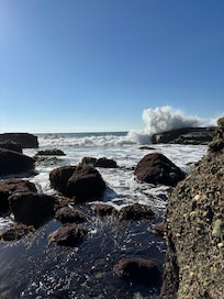 Beach was a nice walk from the Inn
