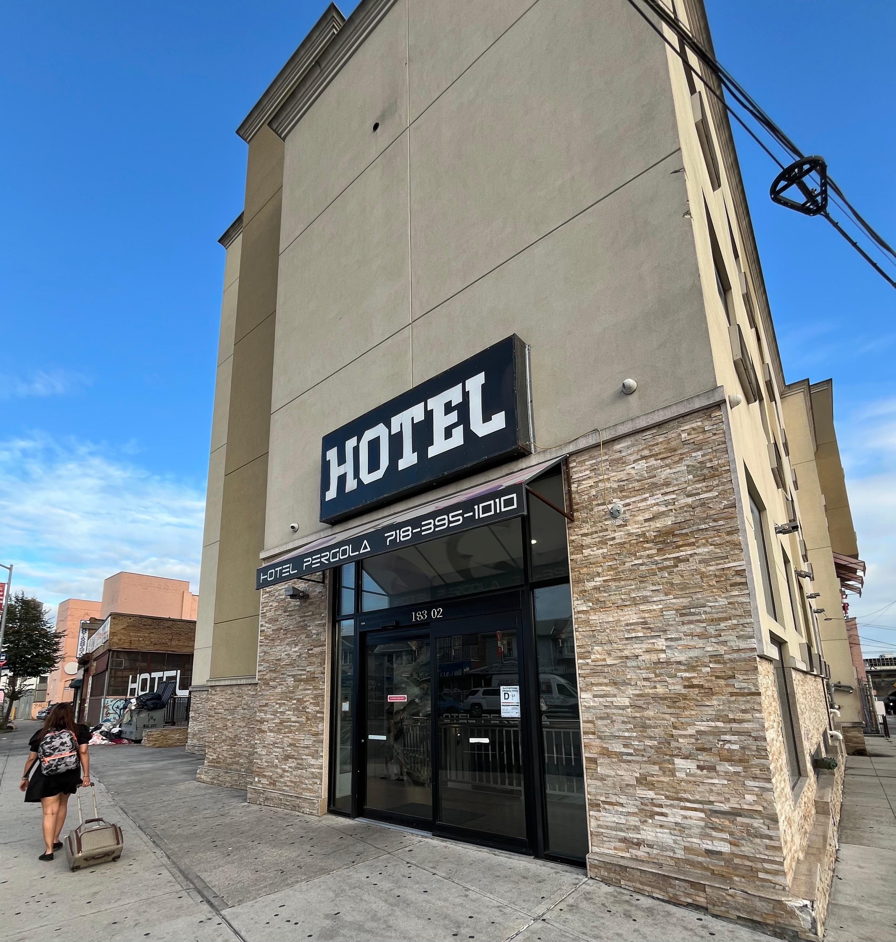 The actual entrance was pretty good, and convenient elevator.