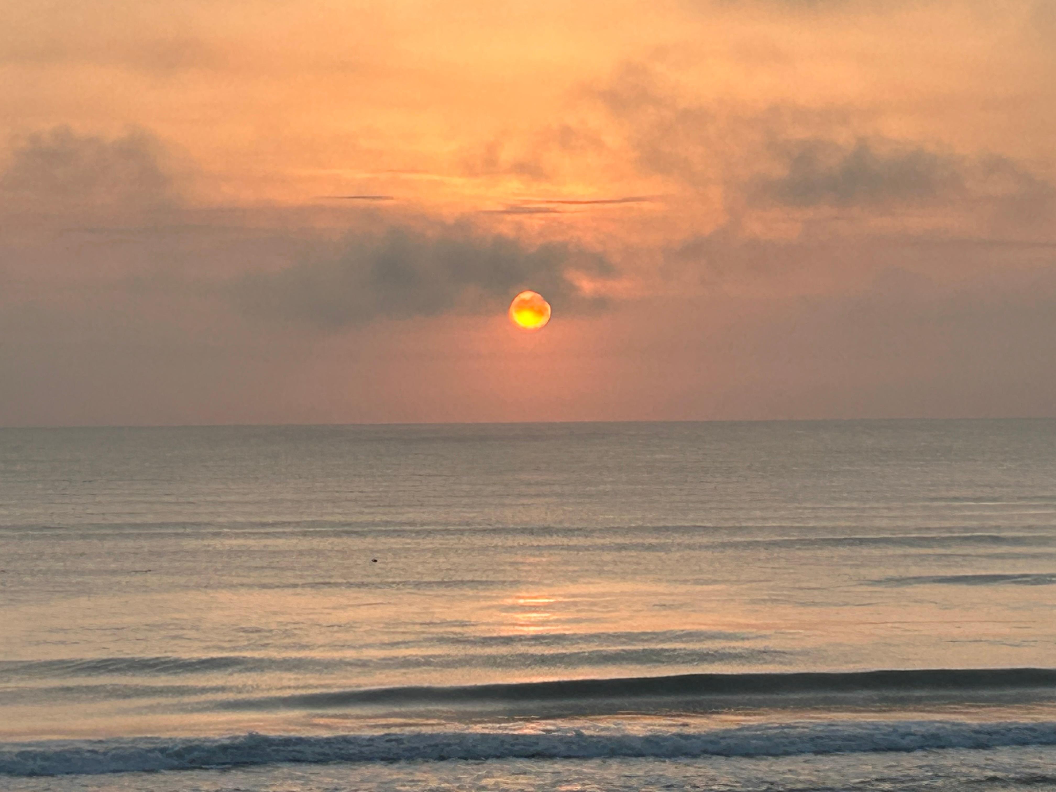 Sunrise from balcony