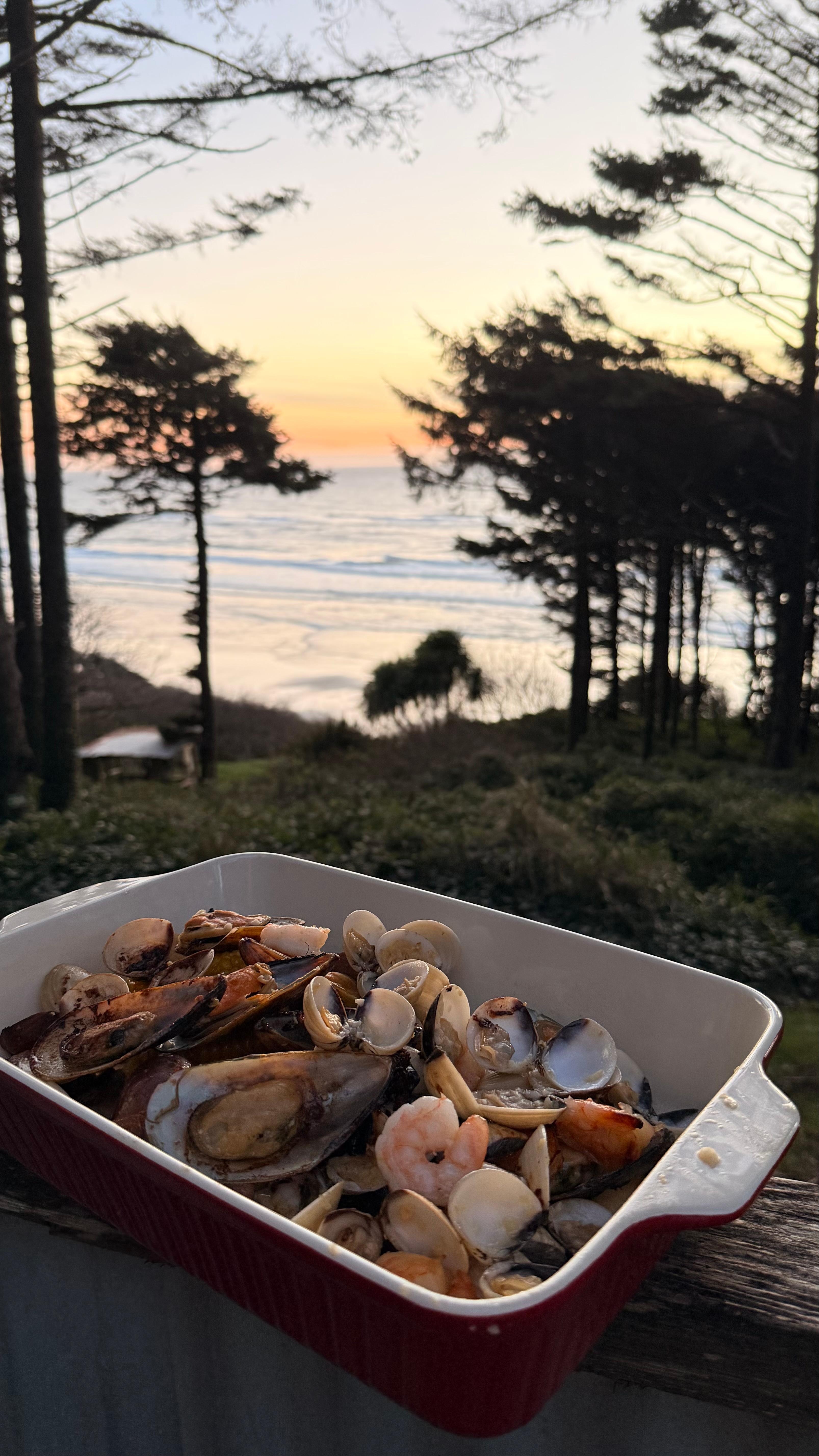 The view from the patio