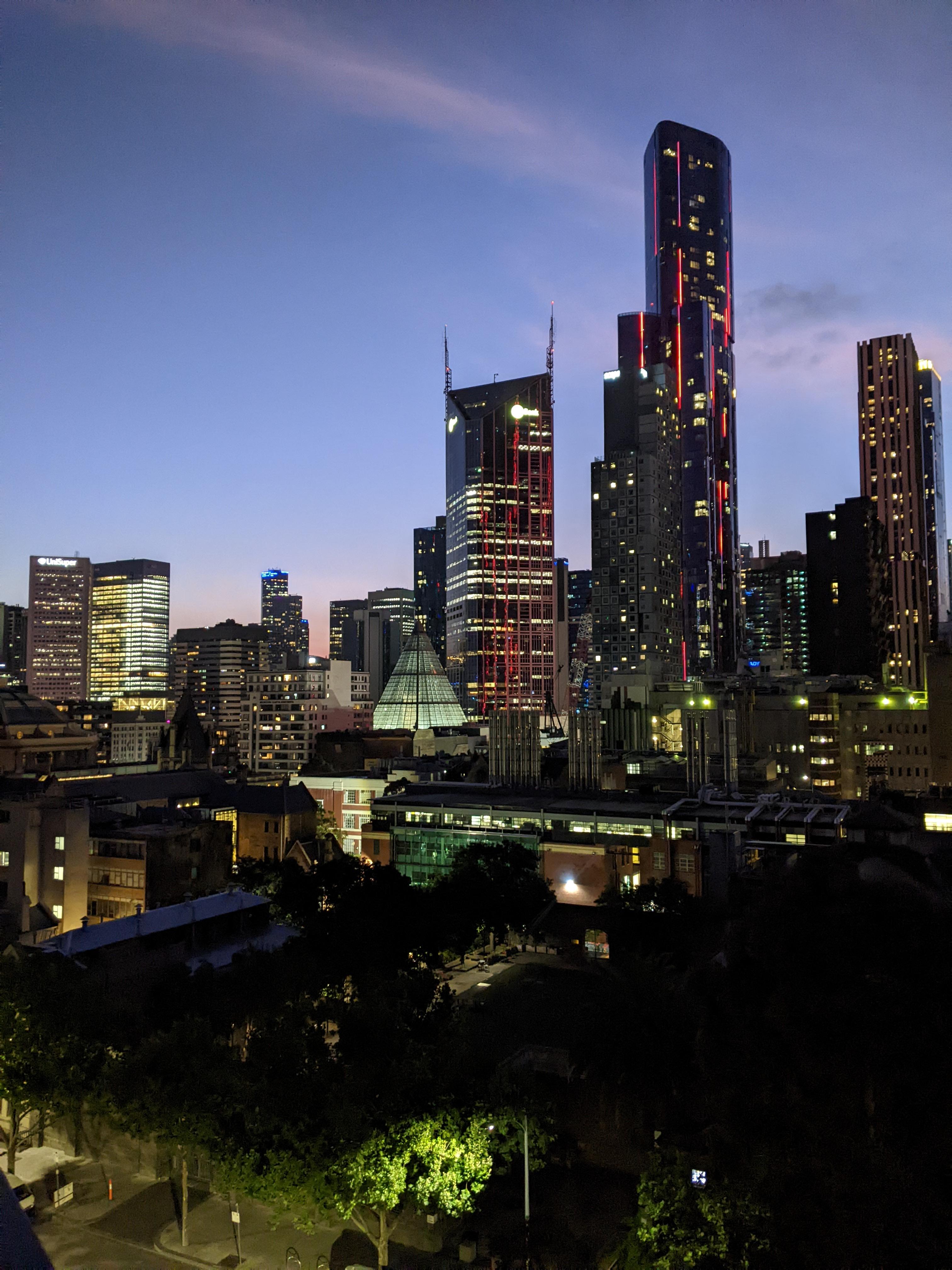 Aussicht von der Dachterrasse 