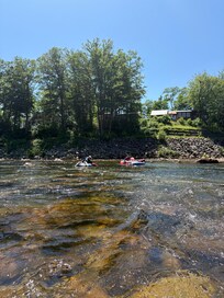 Tubing on Saco River