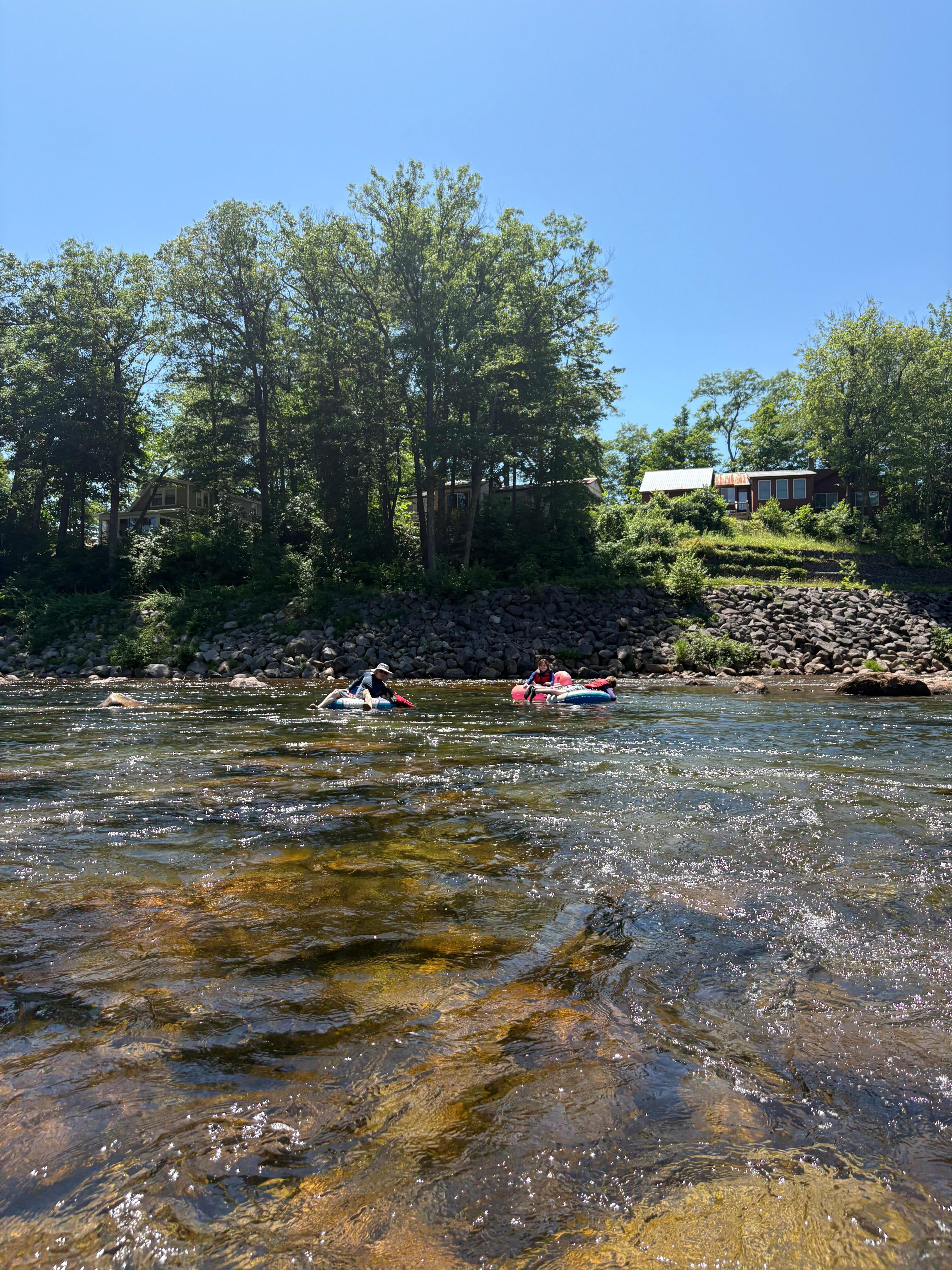 Tubing on Saco River