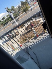 Construction directly in front of our room.