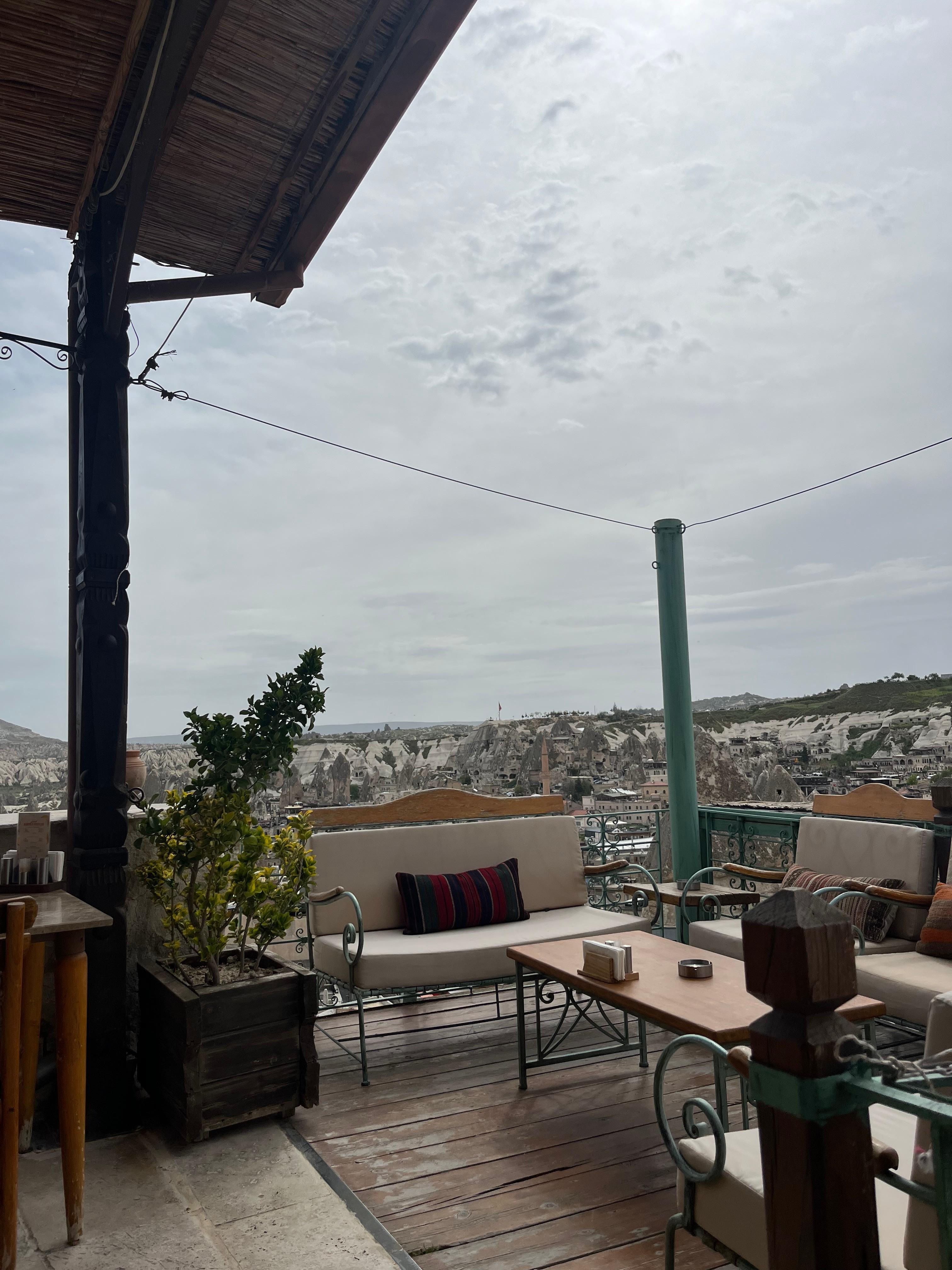 Breakfast terrace 