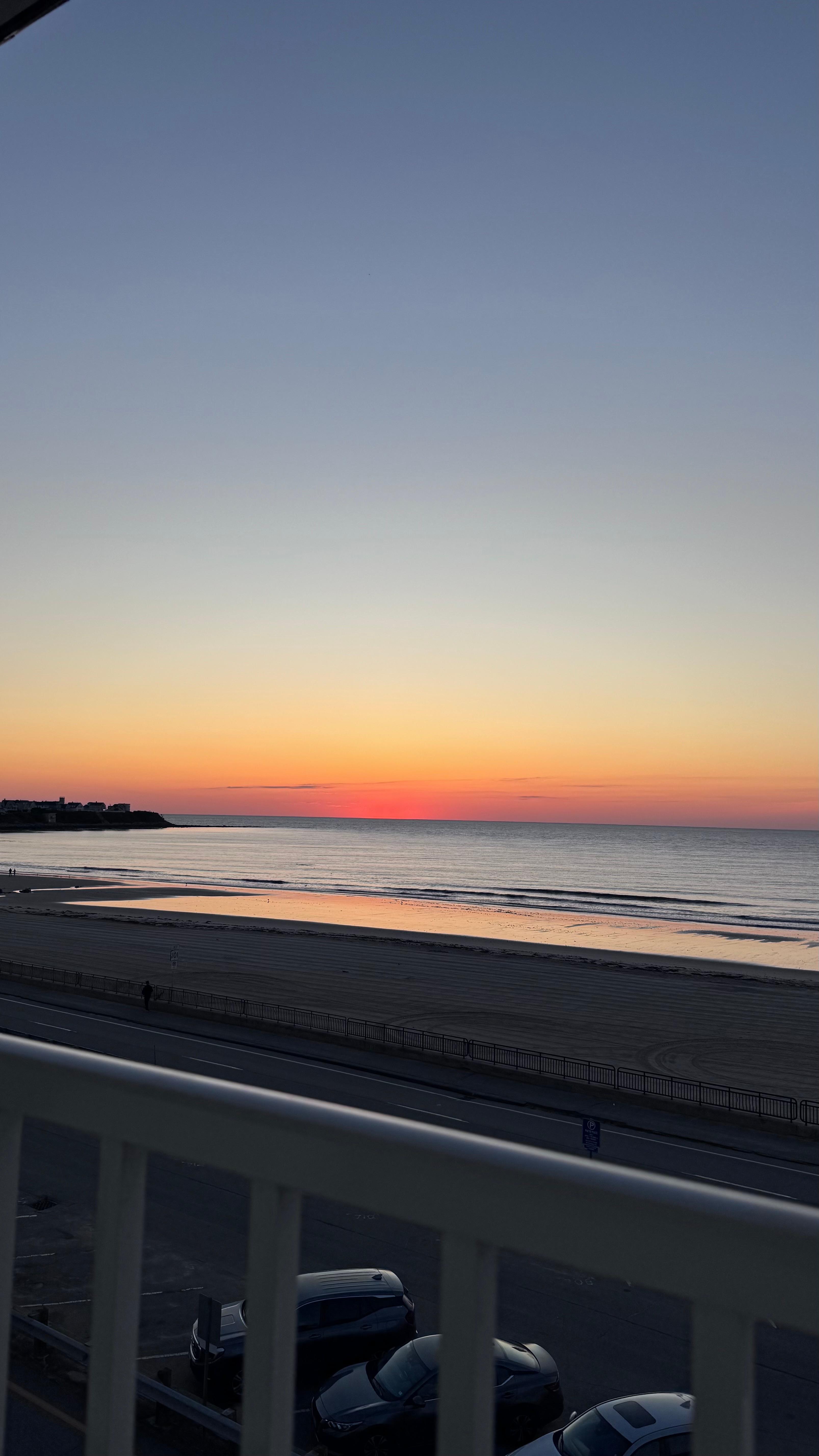 Sunrise from the balcony 