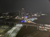 The view  from our room