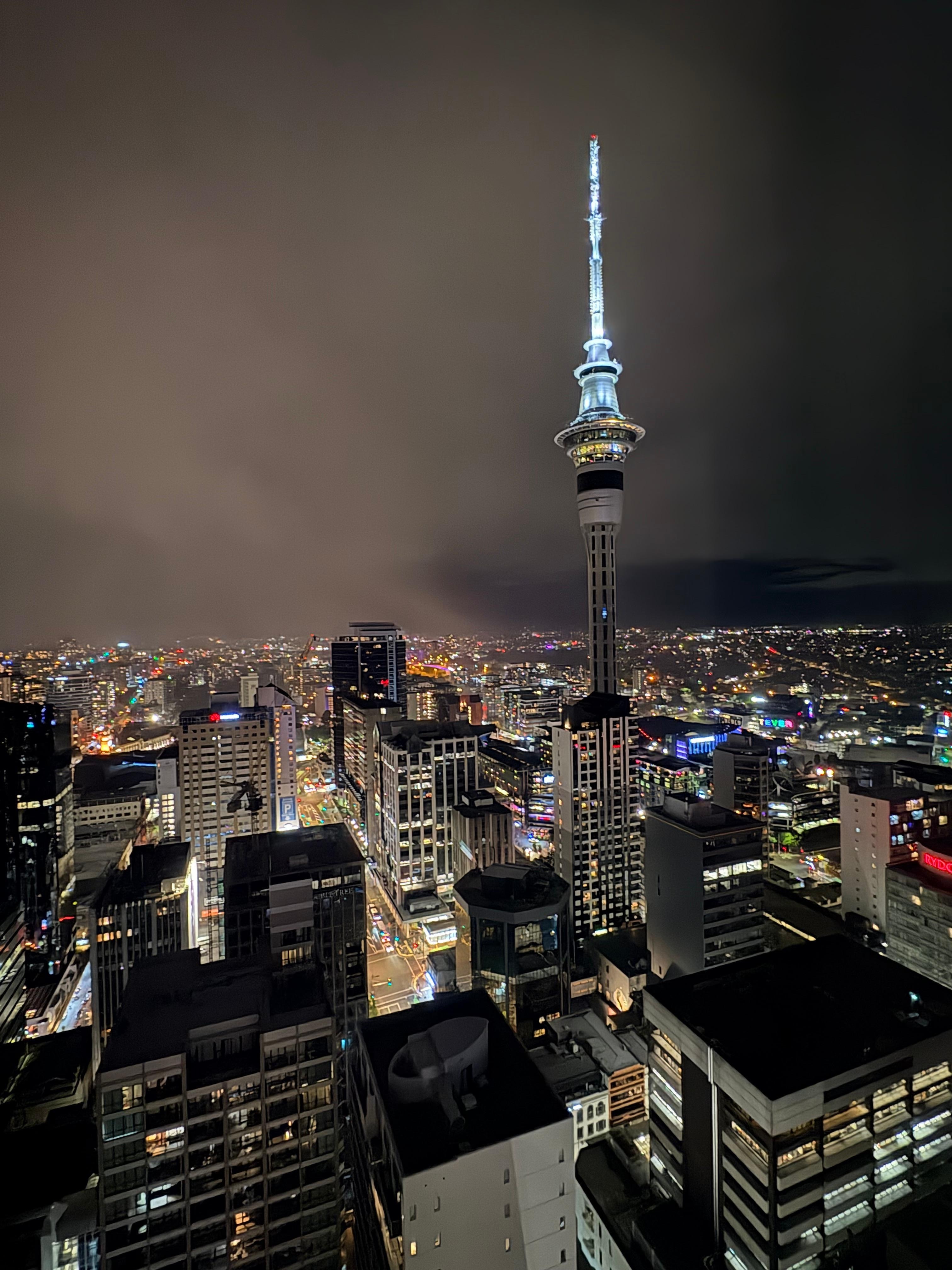 Night view from room