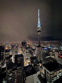 Night view from room