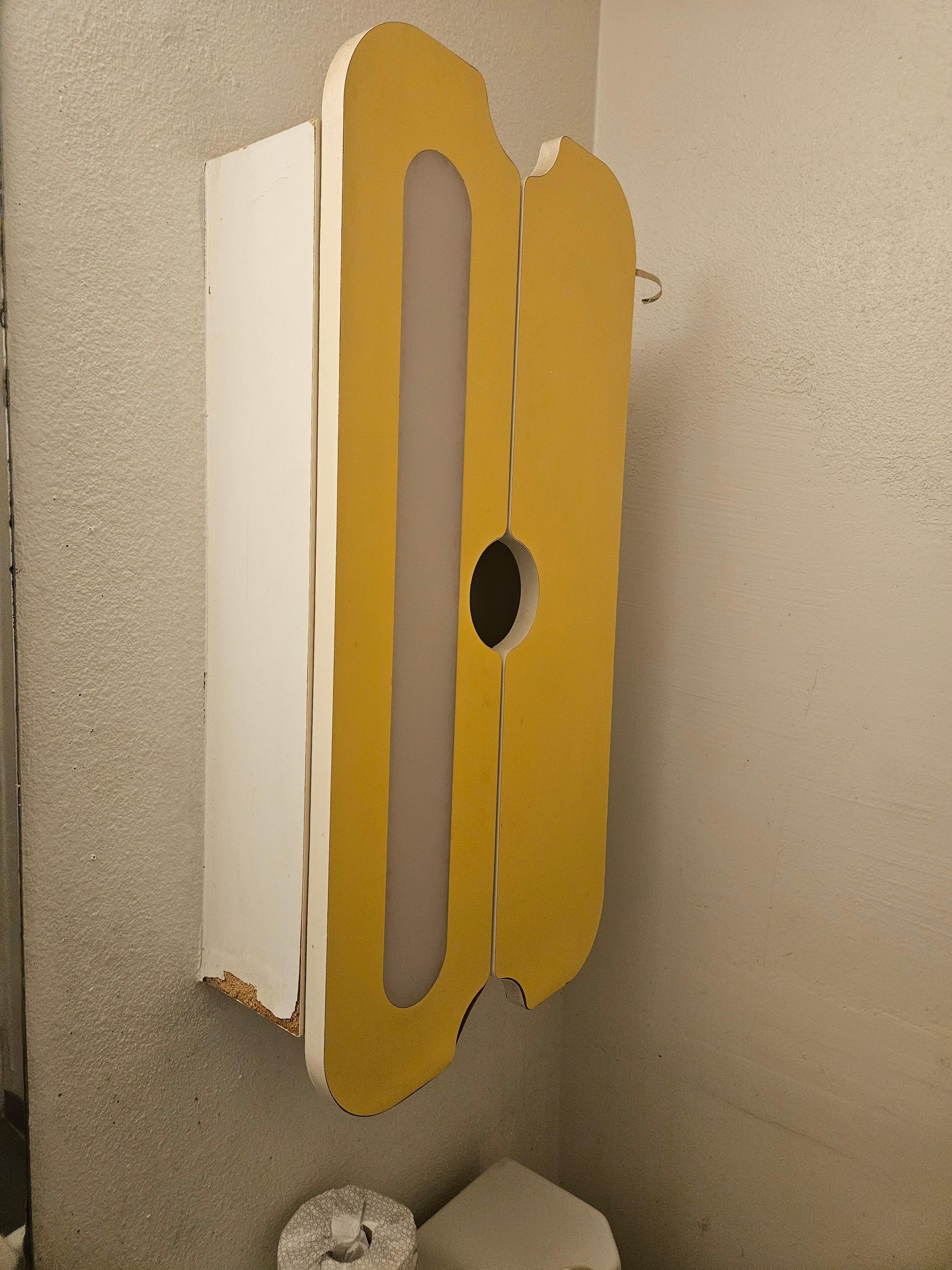 Worn out medicine cabinet