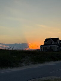 View from Porch of sunset