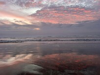 Stormy sunset