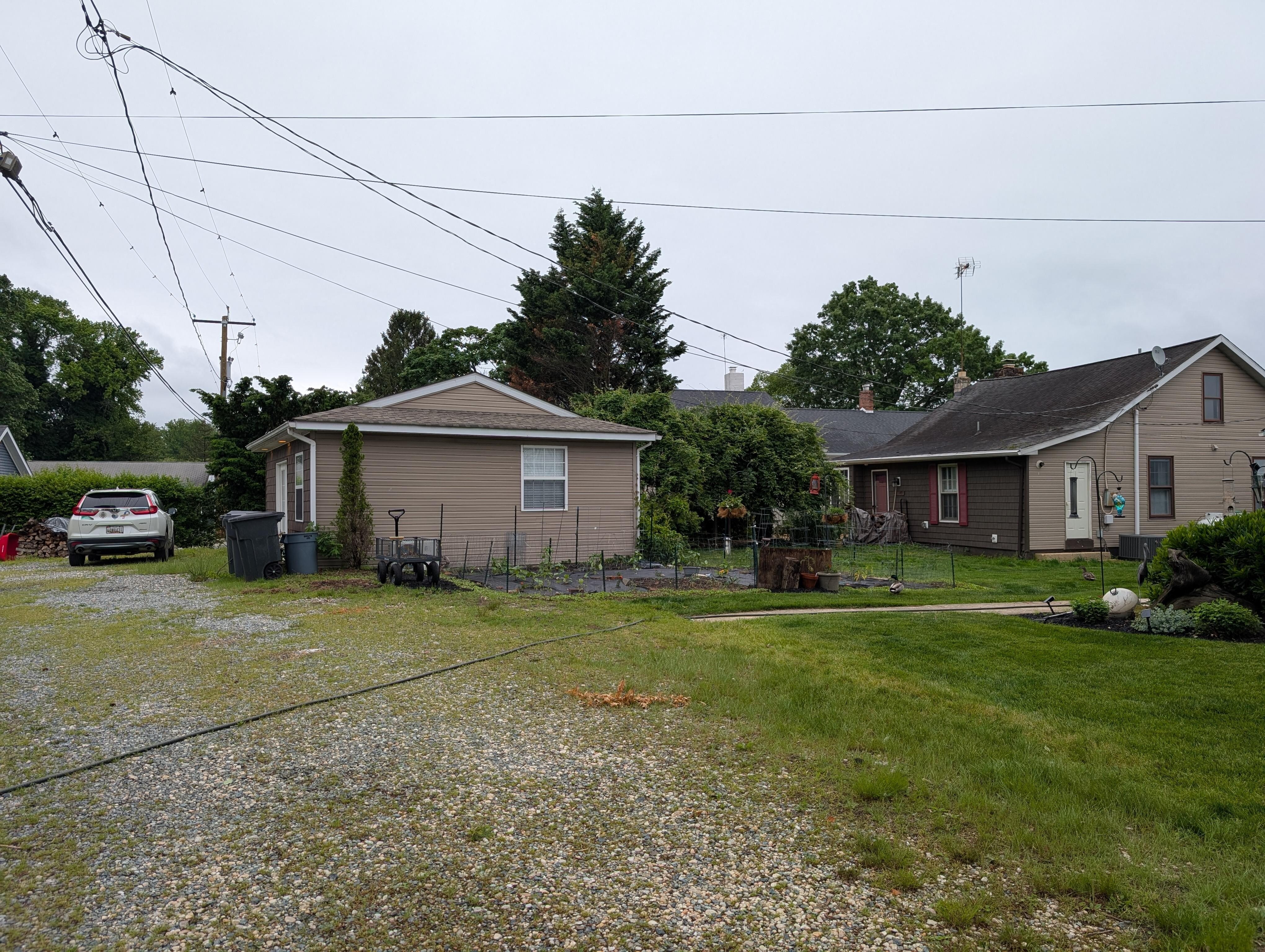 Front View (you can't see the house number from the "road")