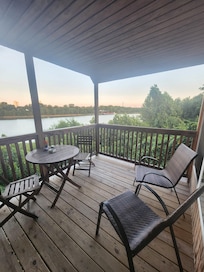 The porch was spotless. Not a cobweb or bird poop to be found.