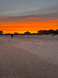 Beach at sunset