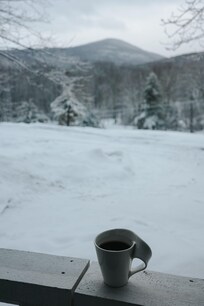 morning coffee on the porch