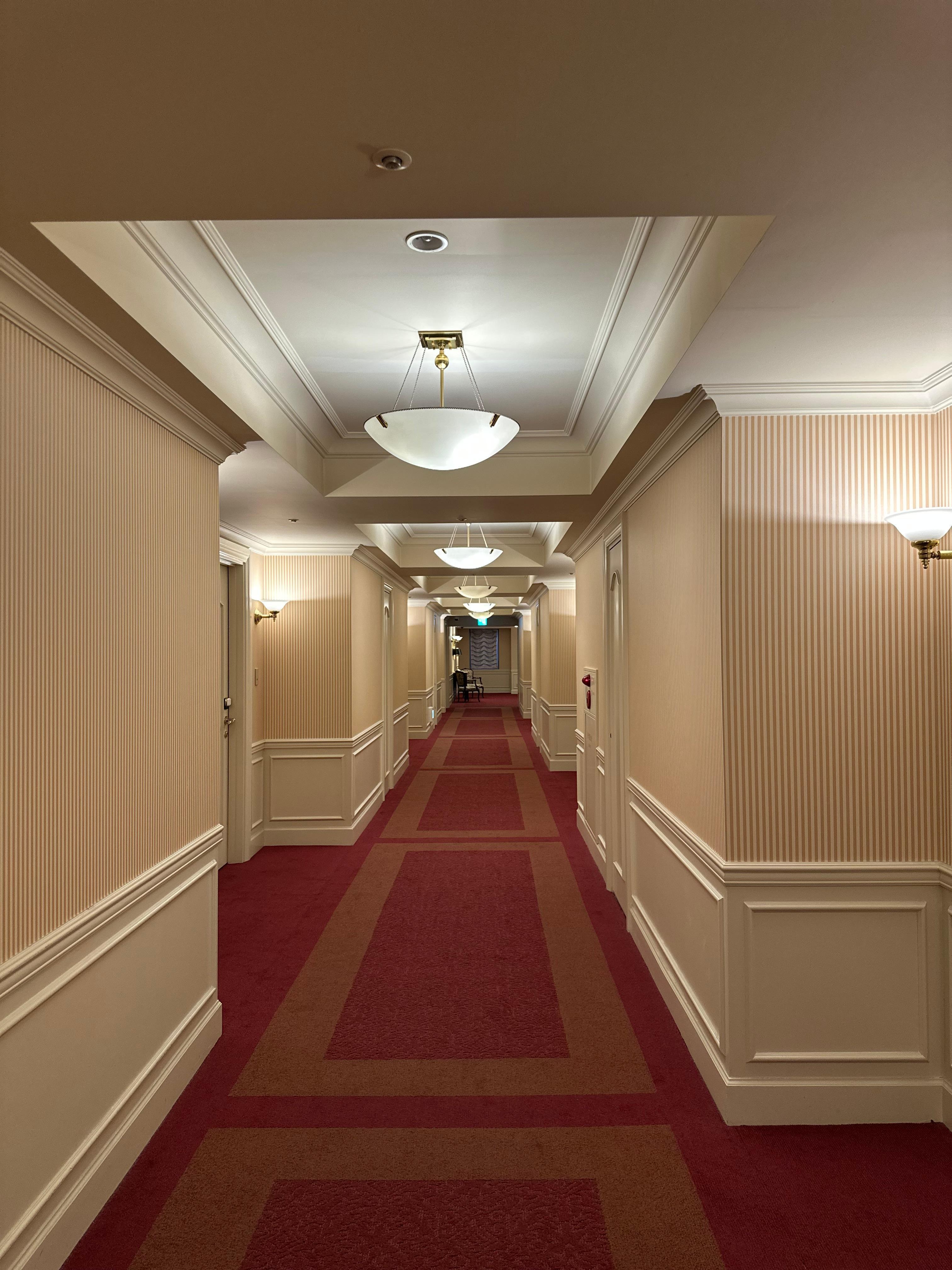 Spacious hallway