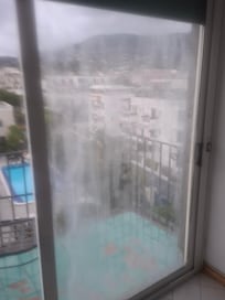 Fenster zum Balkon
