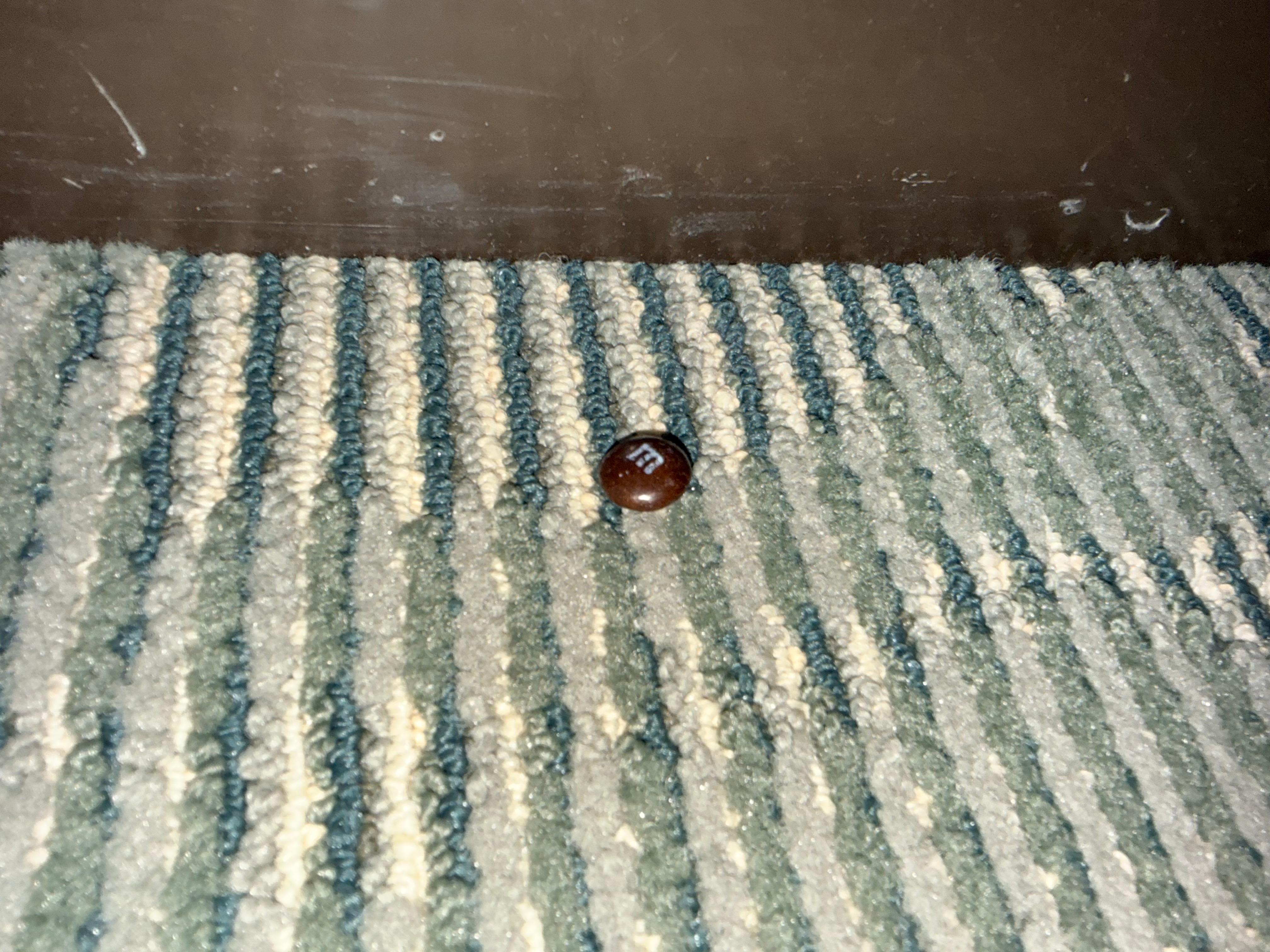 Old candy on the floor